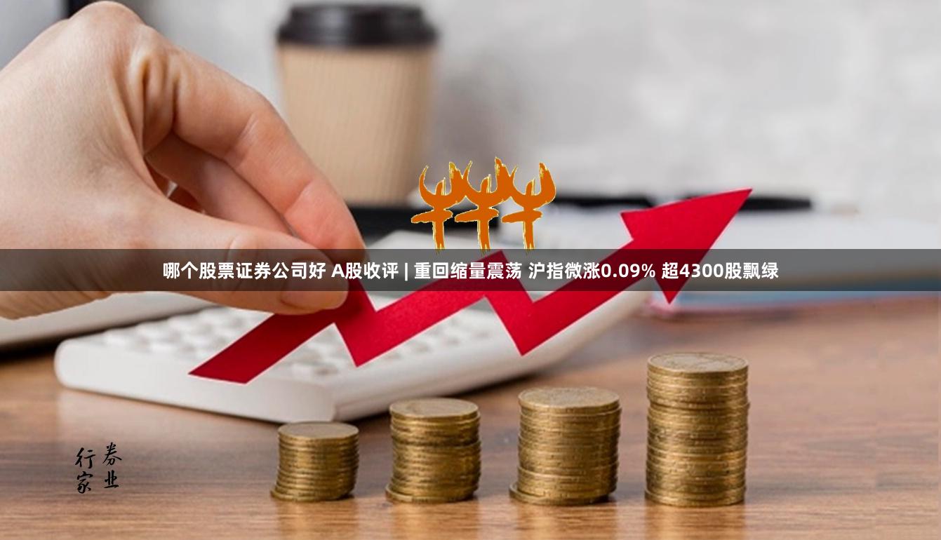 哪个股票证券公司好 A股收评 | 重回缩量震荡 沪指微涨0.09% 超4300股飘绿